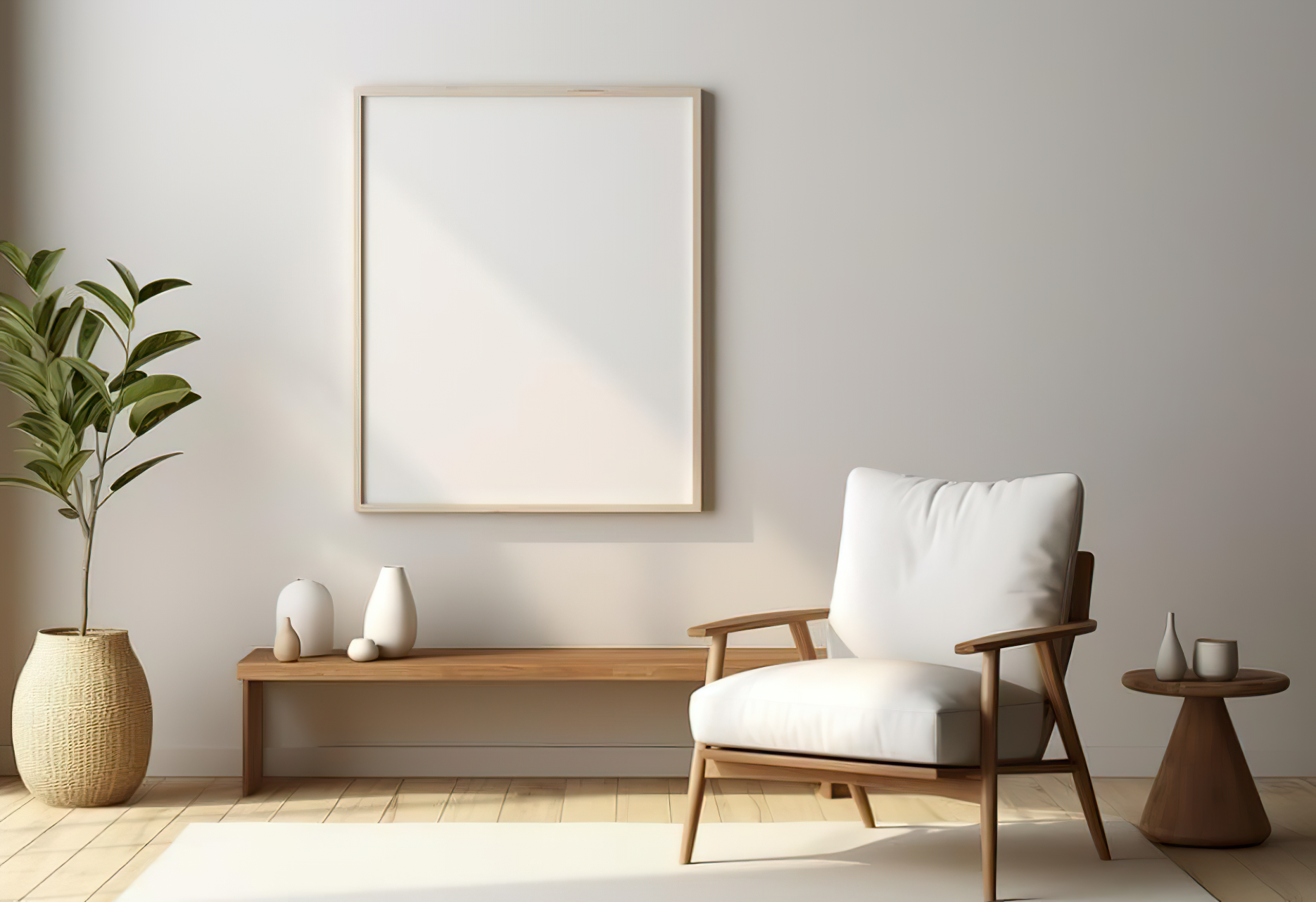 empty frame mockup