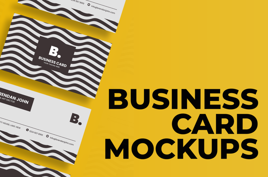 business card mockups