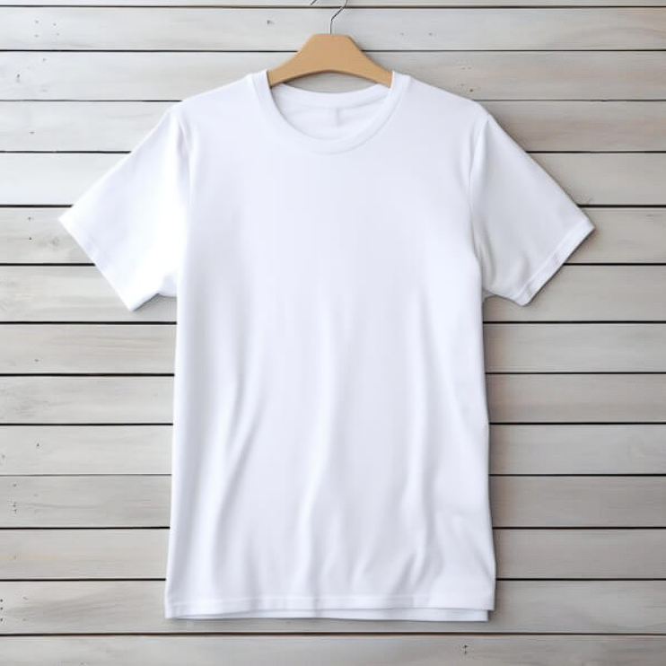 T-Shirt Mockups empty white t shirt mockup on wooden wall