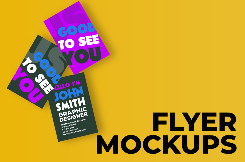 flyer mockups