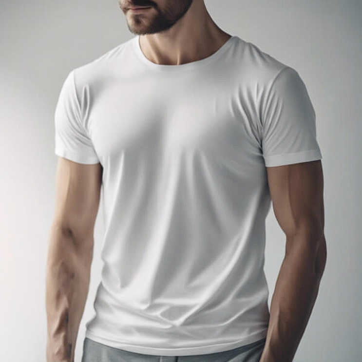 T-Shirt Mockups man in white t shirt
