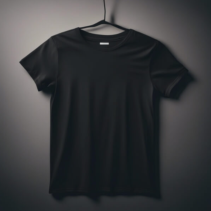 T-Shirt Mockups minimalist black t shirt hanging