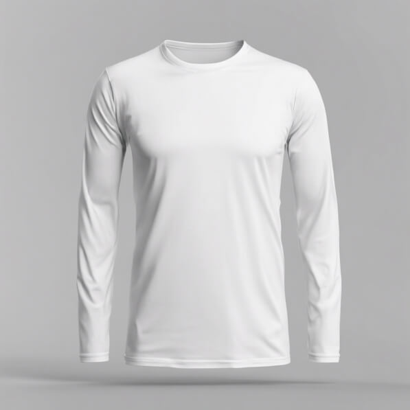 Long Sleeve Shirt Mockups plain white long sleeve shirt
