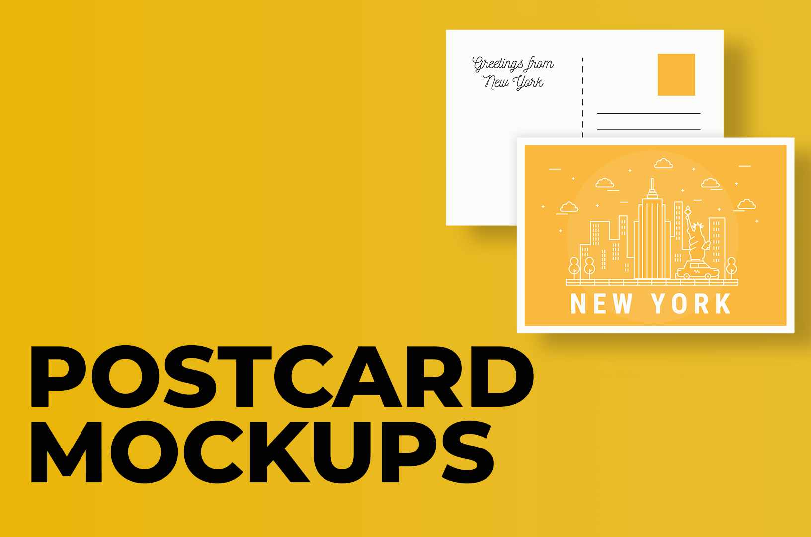 postcard mockups